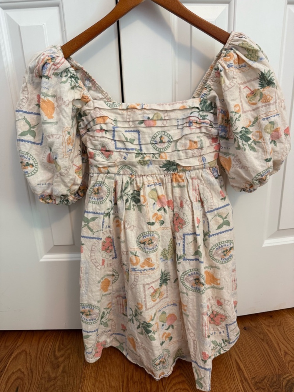 Abercrombie & Fitch Emerson Mini Dress Italia Print Size XS - Picture 2 of 11